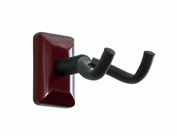 Gator GFWGTRHNGRCHR Frameworks Wall Mounted Guitar Hanger with Cherry Mounting Plate