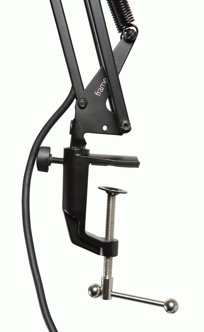 Gator GFWMICBCBM1000 Desk-Mounted Broadcast/Podcast Boom Mic Stand
