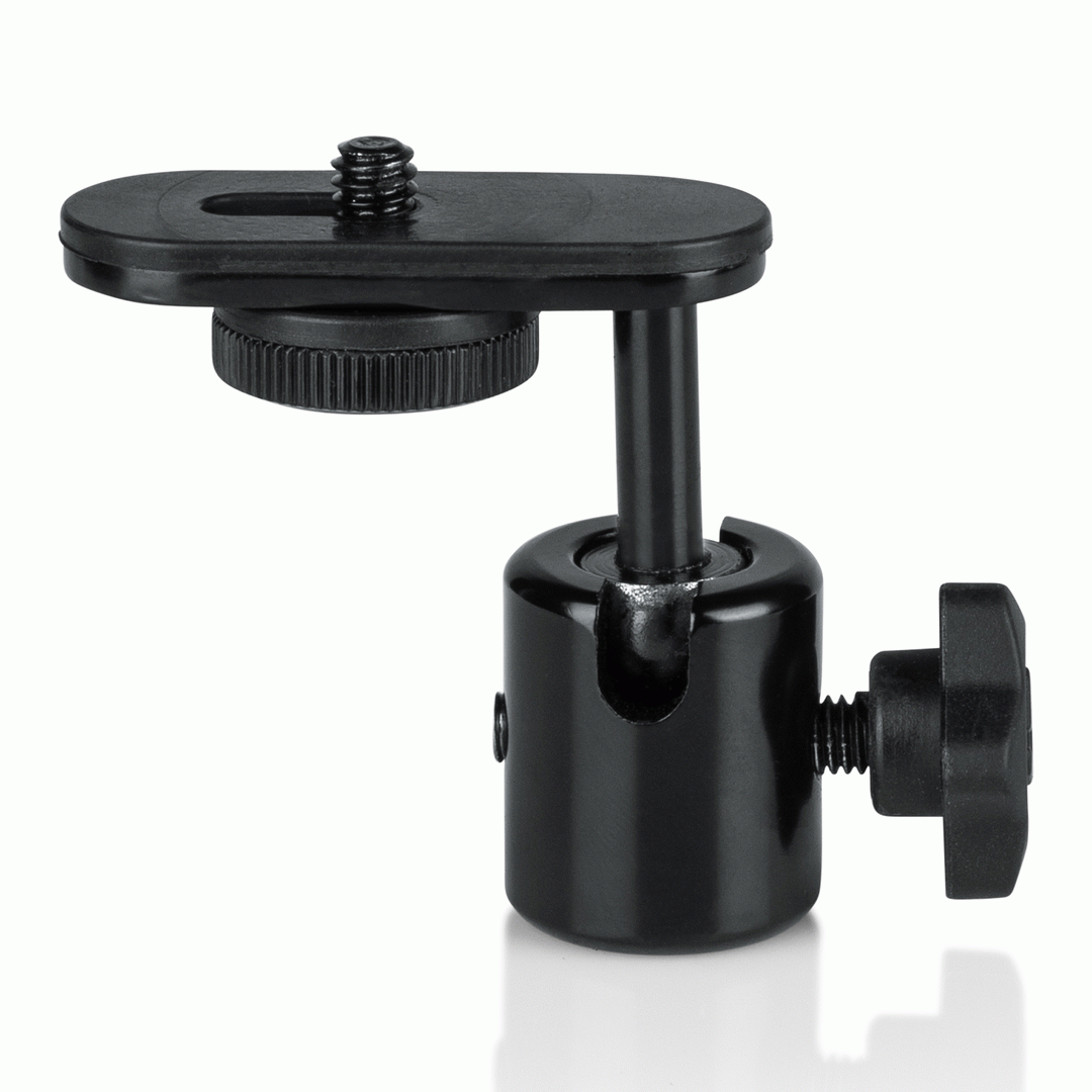 Gator GFWMICCAMERAMT Camera Mount Mic Stand Adapter with Ball-and-Socket Head