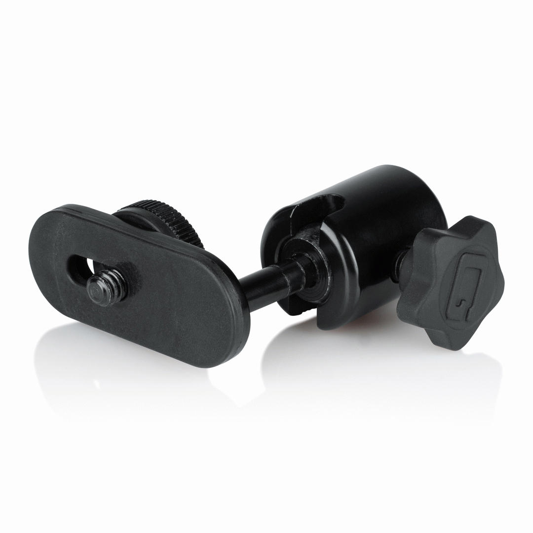 Gator GFWMICCAMERAMT Camera Mount Mic Stand Adapter with Ball-and-Socket Head