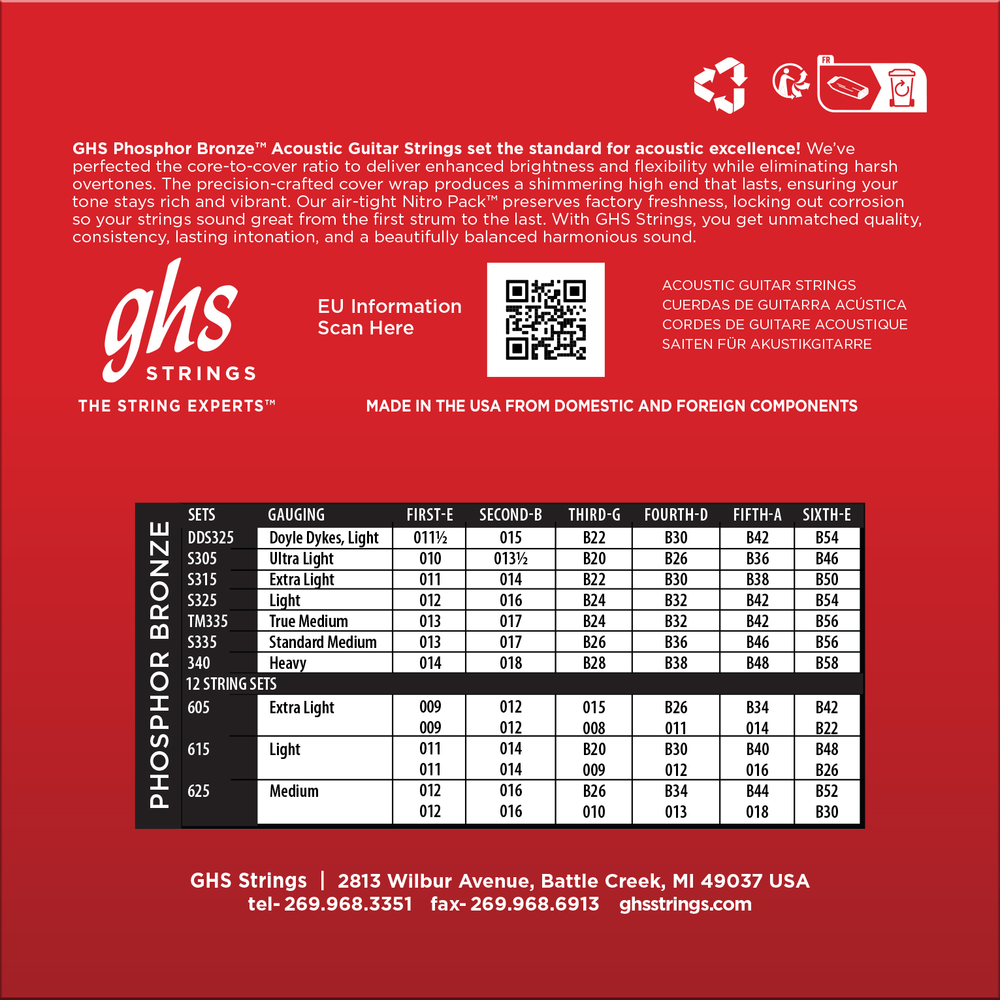 GHS 340 (14-58) PHOSPHOR BRONZE