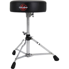 Gibraltar 4000 Series Single Braced Round Drum Throne in Black