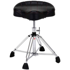 Gibraltar 9000 Series 4-Post Drum Throne with Oversized Motostyle Contoured Seat