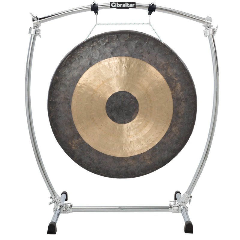 Gibraltar Large Curved Chrome Gong Stand