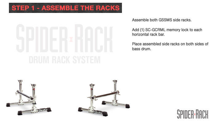 Gibraltar Spider Rack Cymbal Arm Pack (Pack 2 of 2)