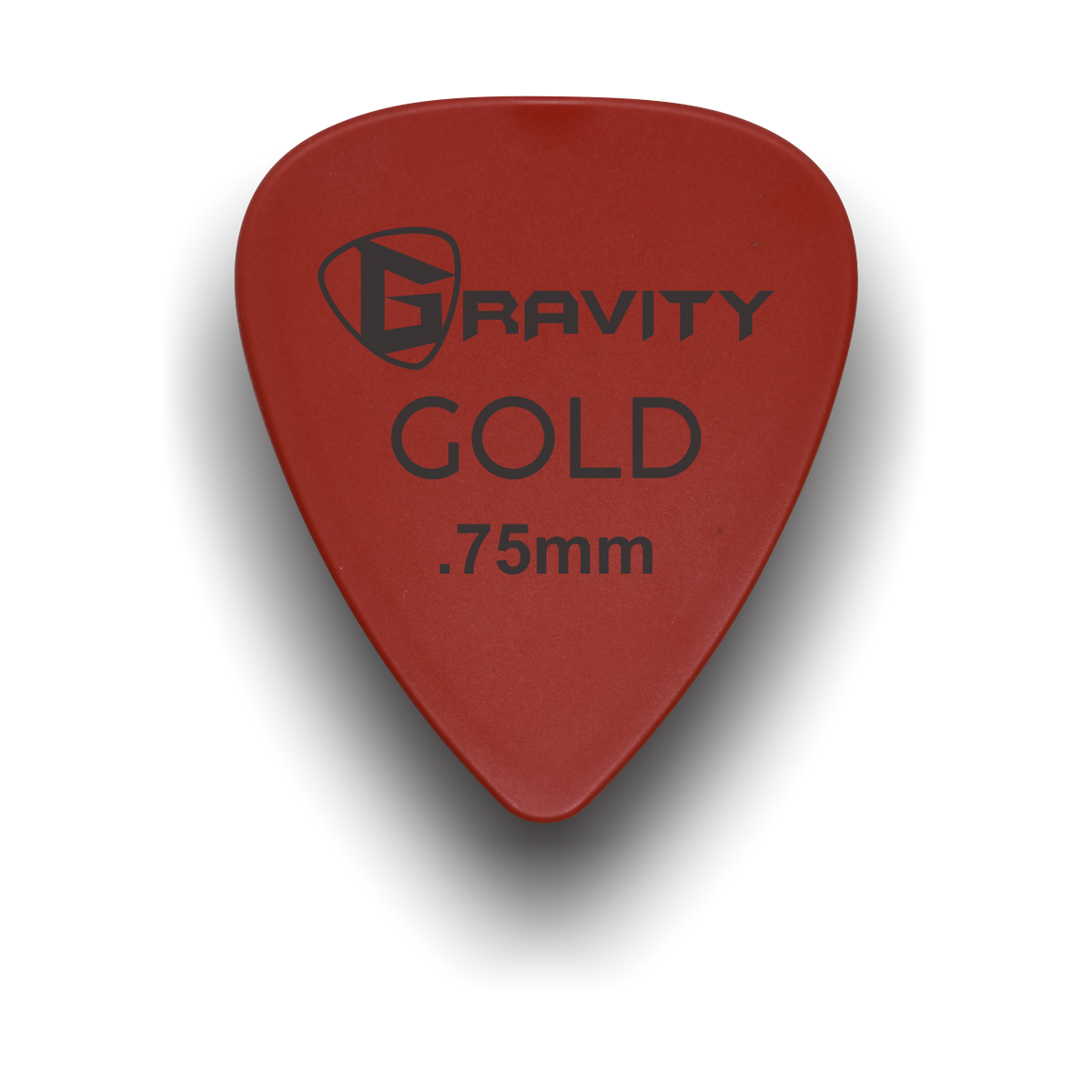 Gravity Picks GP75RD .75mm Gold Series Red