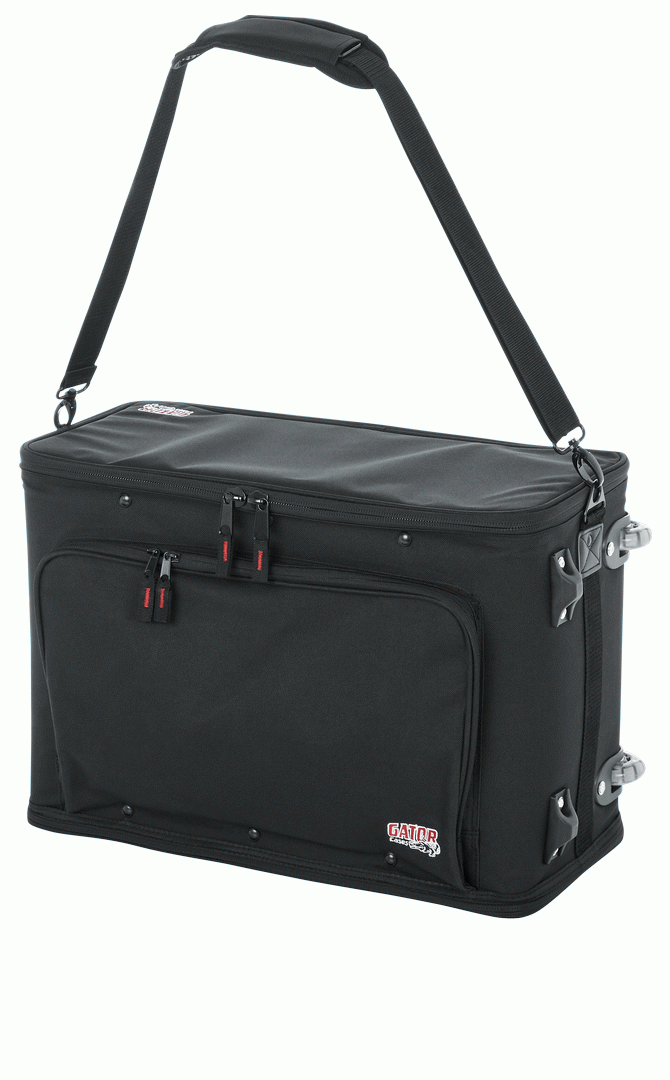 Gator GR-RACKBAG-3UW Ltwt Rolling Rack Bag 3U