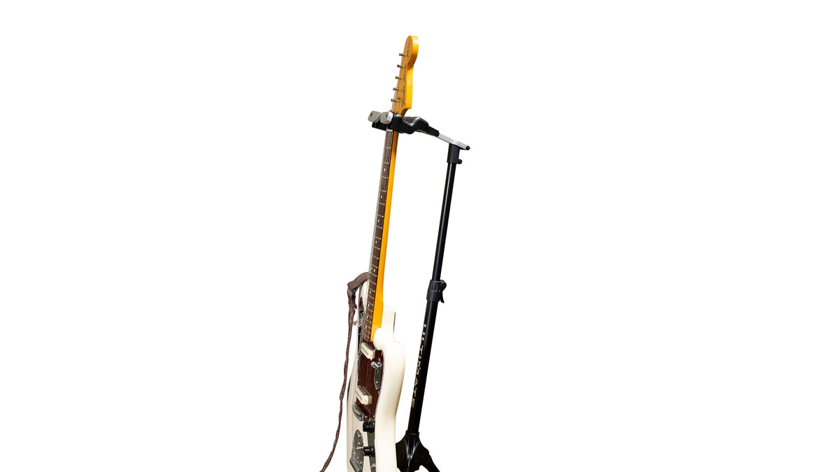 Ultimate Support GS-1000 Pro+ GS-1000 Pro+ Genesis Series Plus guitar stand w/ Locking legs, Self-Closing Yoke Security Gate