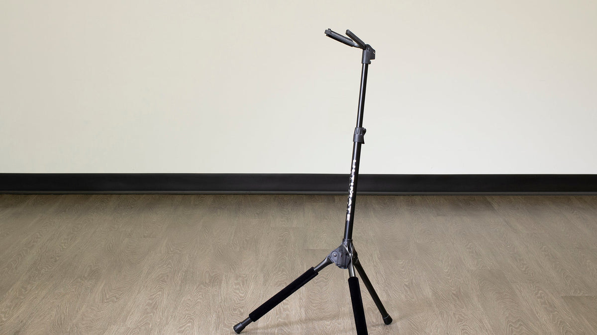 Ultimate Support GS-100+ GS-100+ Genesis Series Plus guitar stand w/ Locking legs, hanging style yoke w/ security strap