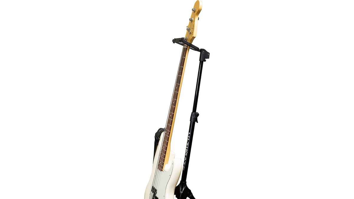 Ultimate Support GS-100+ GS-100+ Genesis Series Plus guitar stand w/ Locking legs, hanging style yoke w/ security strap