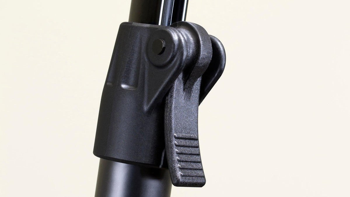 Ultimate Support GS-100+ GS-100+ Genesis Series Plus guitar stand w/ Locking legs, hanging style yoke w/ security strap