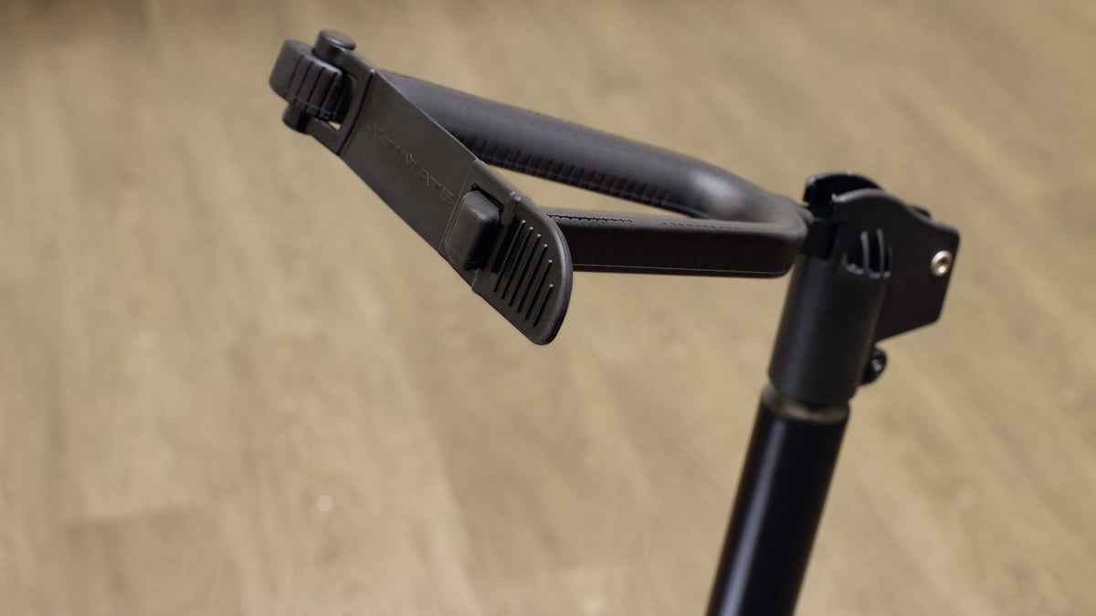 Ultimate Support GS-200+ GS-200+ Genesis Series Plus guitar stand w/ Locking legs, Secure headstock yoke, support arms