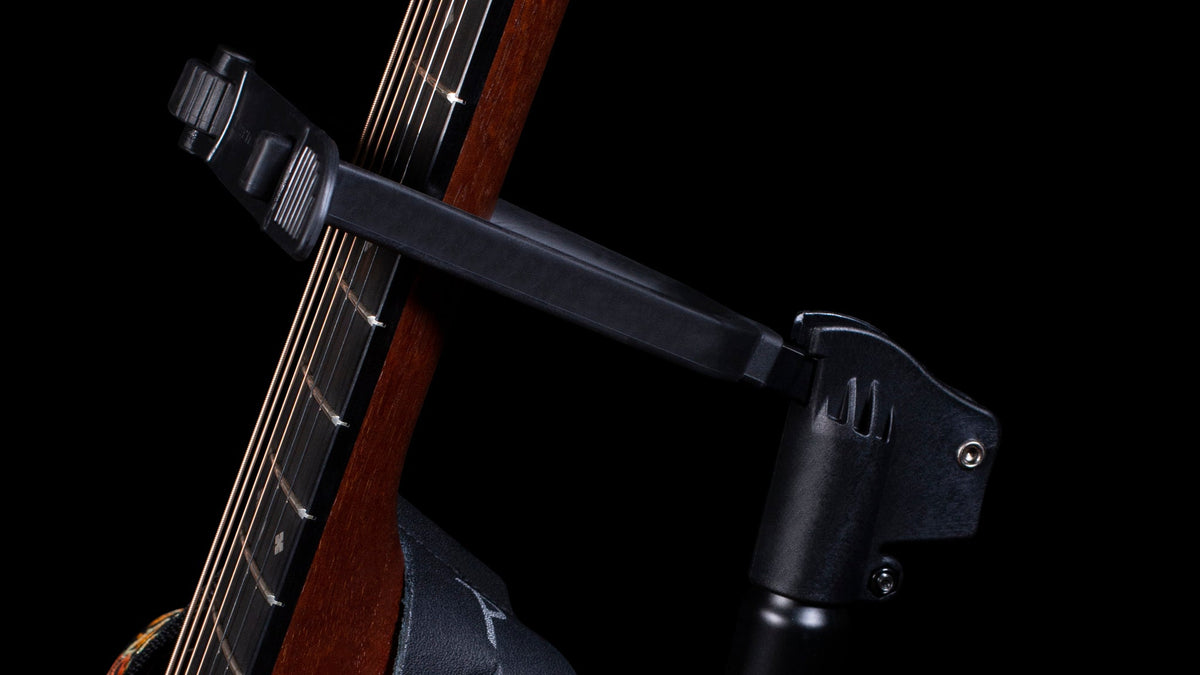 Ultimate Support GS-200+ GS-200+ Genesis Series Plus guitar stand w/ Locking legs, Secure headstock yoke, support arms