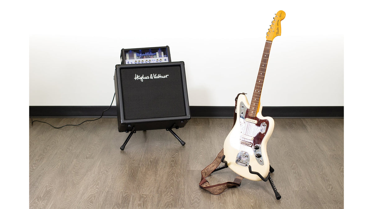 Ultimate Support GS-55 Ultra Compact, A-Frame Style Genesis Series Guitar Stand with Locking Legs