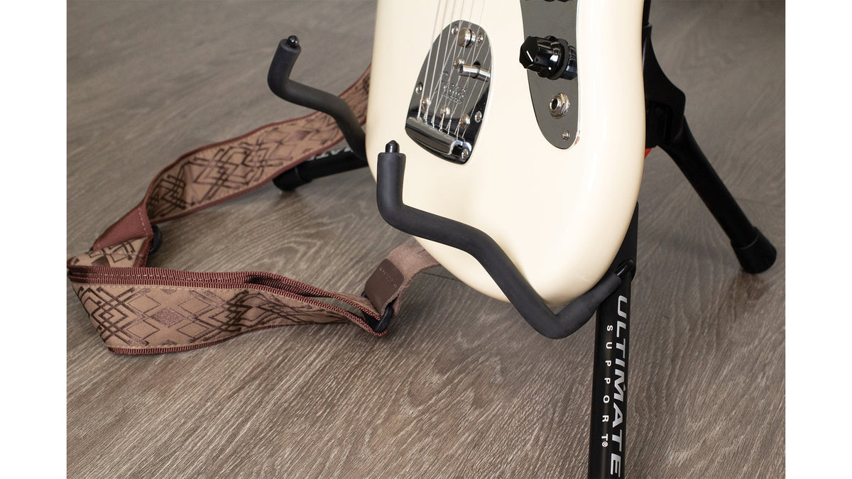 Ultimate Support GS-55 Ultra Compact, A-Frame Style Genesis Series Guitar Stand with Locking Legs