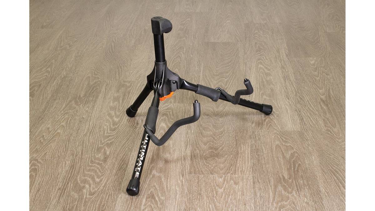 Ultimate Support GS-55 Ultra Compact, A-Frame Style Genesis Series Guitar Stand with Locking Legs