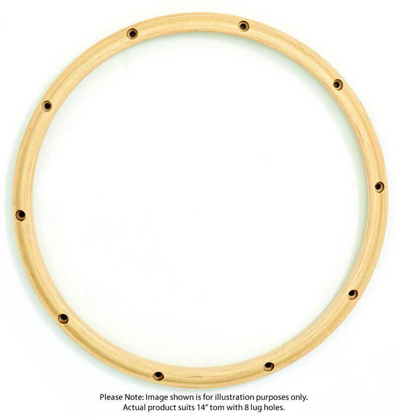 Gibraltar 14"/8 Lug Snare Batter Side Wood Hoop (Pk-1)