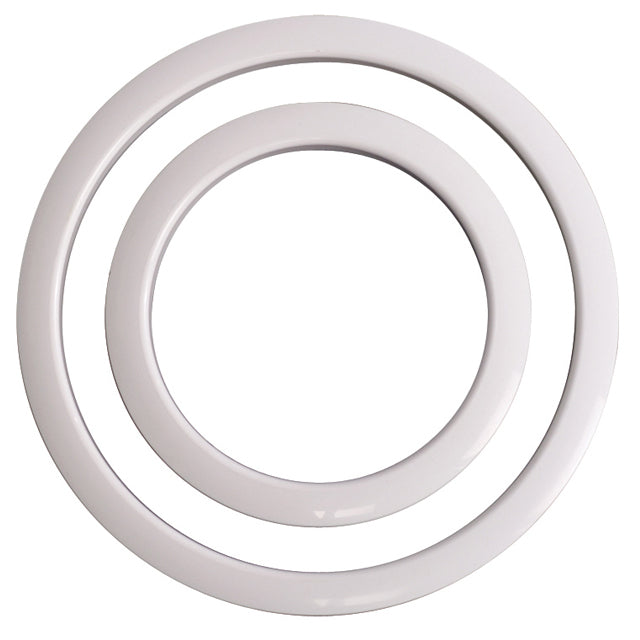 Gibraltar Port Hole Protector 4" White Finish - Pk 1