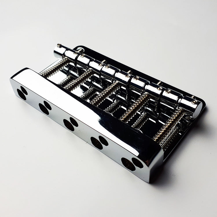 GT Bass Bridge with Brass Saddles in Chrome Finish (5-String)
