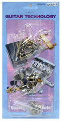 GT Acoustic/Electric Guitar Open Geared Tuning Machines in Chrome Finish (3+3)