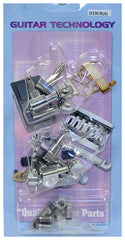 GT Electric Guitar Sealed Tuning Machines in Chrome Finish (6-inline)