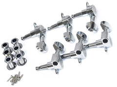 GT Electric Guitar Sealed Tuning Machines in Chrome Finish (6-inline)