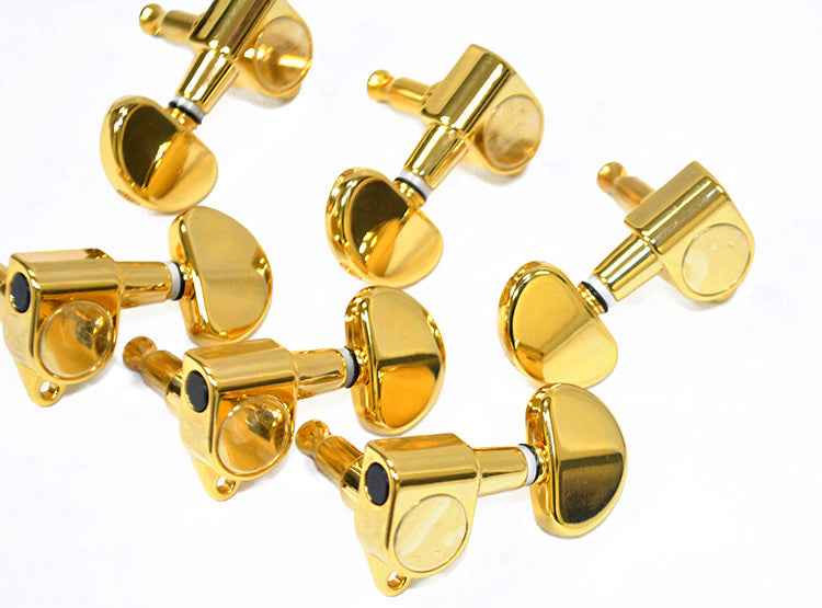 GT Acoustic/Electric Guitar Sealed Tuning Machines in Gold Finish (3+3)