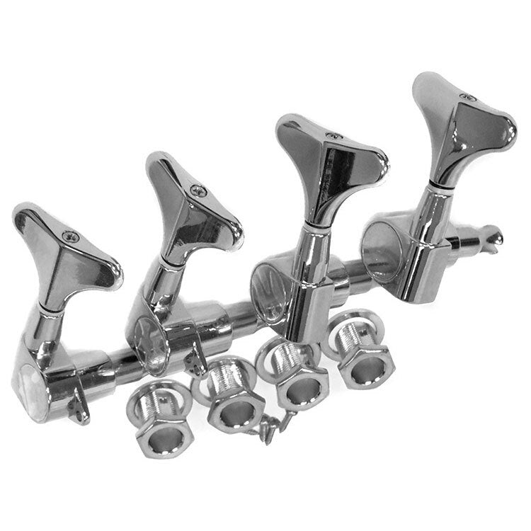 GT Electric Bass Guitar Sealed Tuning Machines in Chrome Finish (2+2)