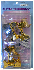 GT Electric Bass Guitar Sealed Tuning Machines in Gold Finish (2+2)