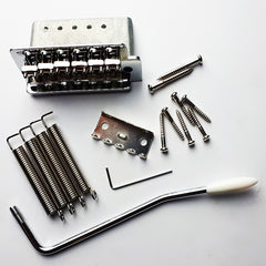 GT Vintage ST Style Complete 6-point Tremolo Bridge in Chrome Finish