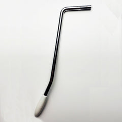 GT Left-Handed Tremolo Arm in Chrome Finish with White Plastic Cap (Pk-1)