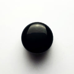 GT Metal Knurled Dome Knobs in Black Finish (Pk-2)