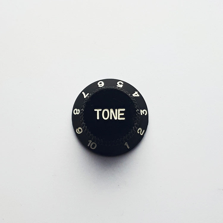 GT ABS ST-Style Tone Knobs in Black (Pk-2)