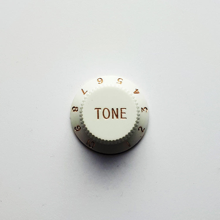 GT ABS ST-Style Tone Knobs in White (Pk-2)