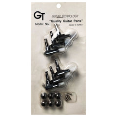 GT Electric Guitar Sealed Tuning Machines in Chrome Finish (6-inline)