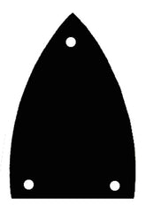 GT Truss Rod Cover Plate in Black Finish (Pk-1)