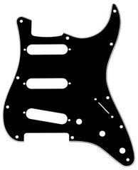 GT 3-Ply ST-Style 3SC Electric Guitar Pickguard in Black (Pk-1)