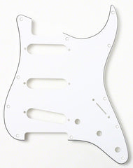 GT 3-Ply ST-Style 3SC Electric Guitar Pickguard in White (Pk-1)