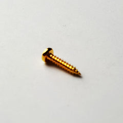 GT Wood Screws with Round Head in Gold Finish - 1.75mm x 10mm (Pk-50)