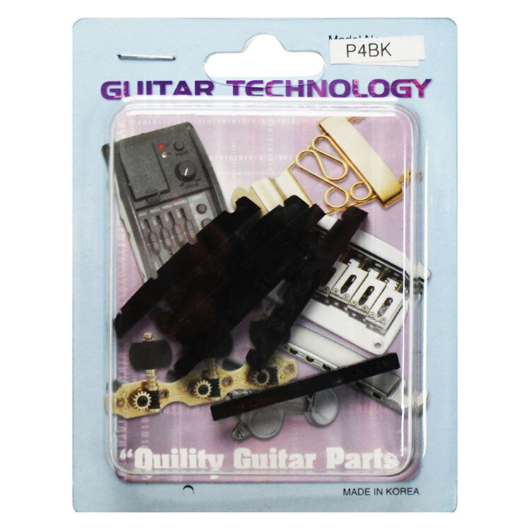 GT Bass Guitar Fingerboard Nut in Black - 42mm (Pk-6)