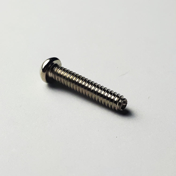 GT Machined Screws with Round Head in Nickel Finish - 3.3mm x 18mm (Pk-10)