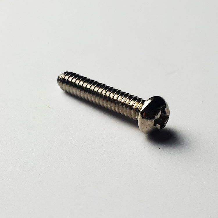 GT Machined Screws with Round Head in Nickel Finish - 3.3mm x 18mm (Pk-10)