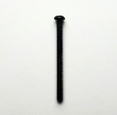 GT Machined Screws with Round Head in Black Finish - 2.3mm x 30mm (Pk-10)