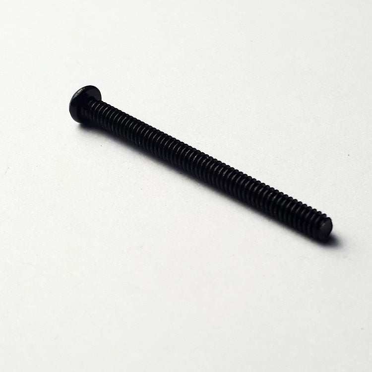 GT Machined Screws with Round Head in Black Finish - 2.3mm x 30mm (Pk-10)