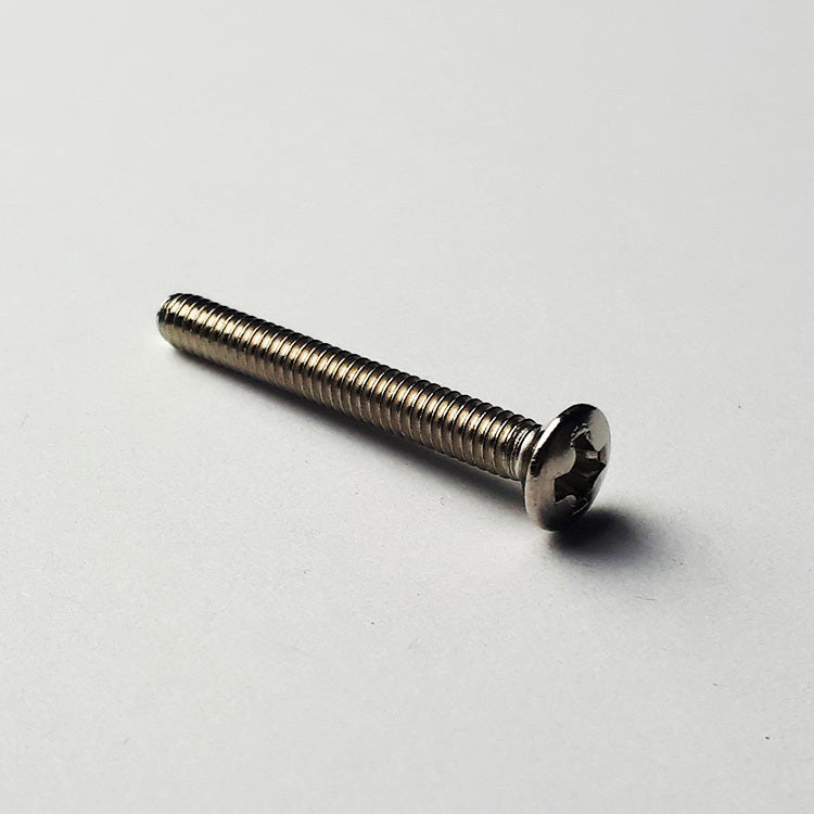 GT Machined Screw with Oval Head in Nickel Finish - 2.75mm x 23mm (Pk-10)