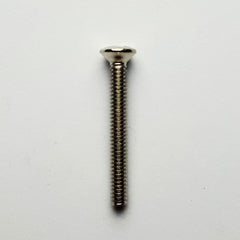 GT Machined Screw with Oval Head in Nickel Finish - 2.75mm x 23mm (Pk-10)