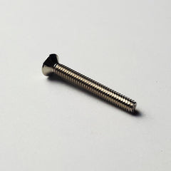 GT Machined Screw with Oval Head in Nickel Finish - 2.75mm x 23mm (Pk-10)