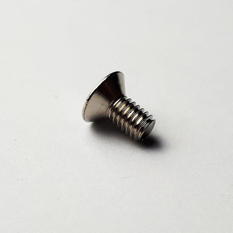 GT Machined Screws with Flat Head in Chrome Finish - 3.8mm x 5.5mm (Pk-10)