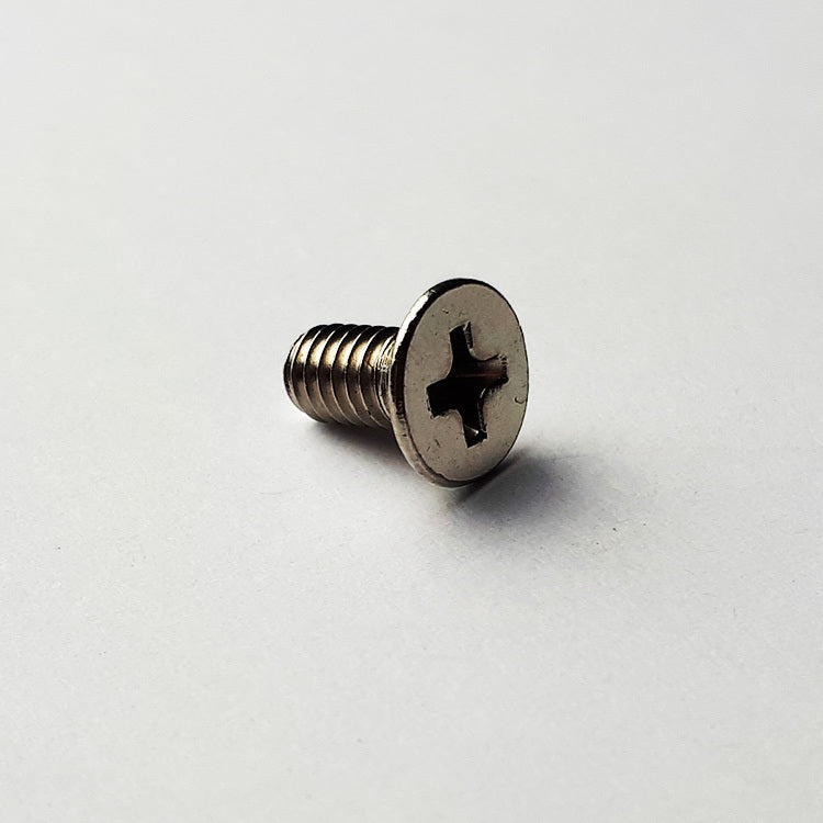 GT Machined Screws with Flat Head in Chrome Finish - 3.8mm x 5.5mm (Pk-10)