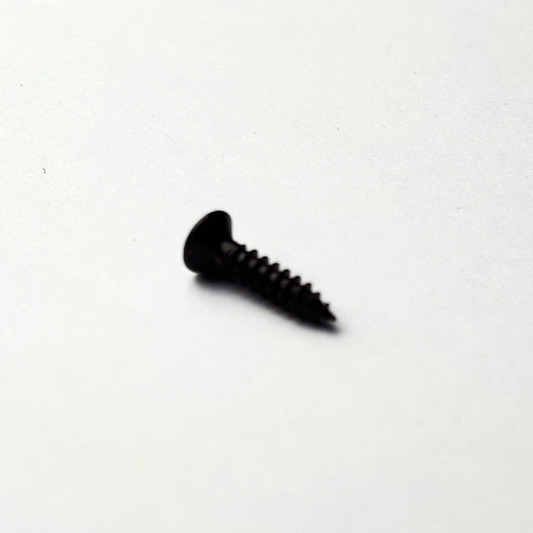 GT Wood Screws with Flat Head in Black Finish - 2mm x 8.5mm (Pk-10)